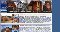 Desktop Screenshot of dawsoncityrealty.com