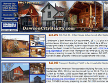 Tablet Screenshot of dawsoncityrealty.com